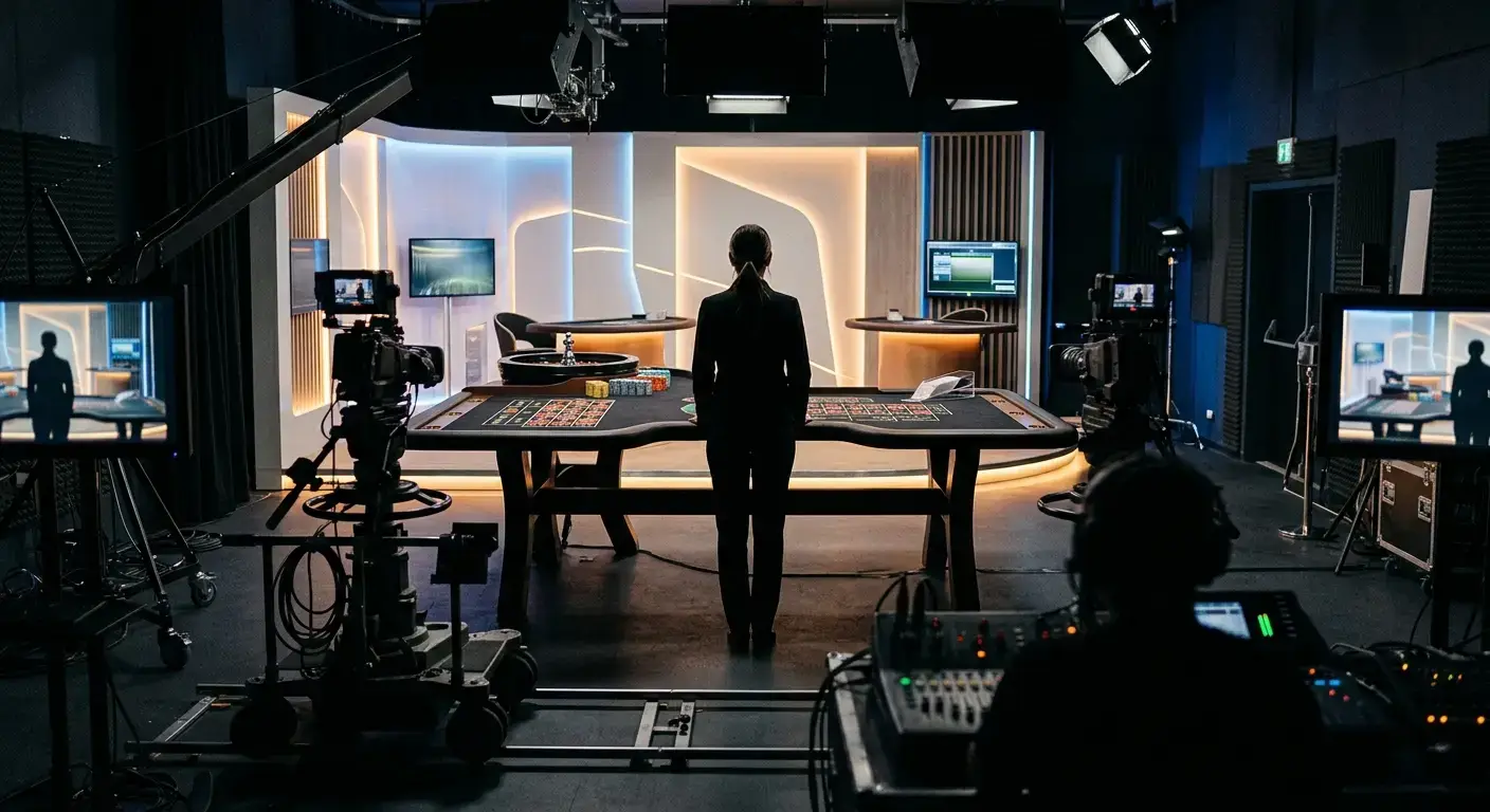 Live casinos not registered with GamStop studio wide shot